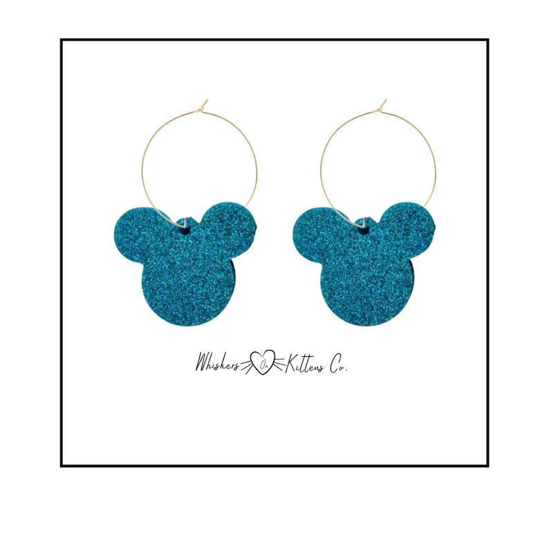 Pendientes de aro de Mickey Mouse - 4 estilos imagen 1