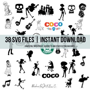 COCO SVG デジタルファイル - 即時ダウンロード