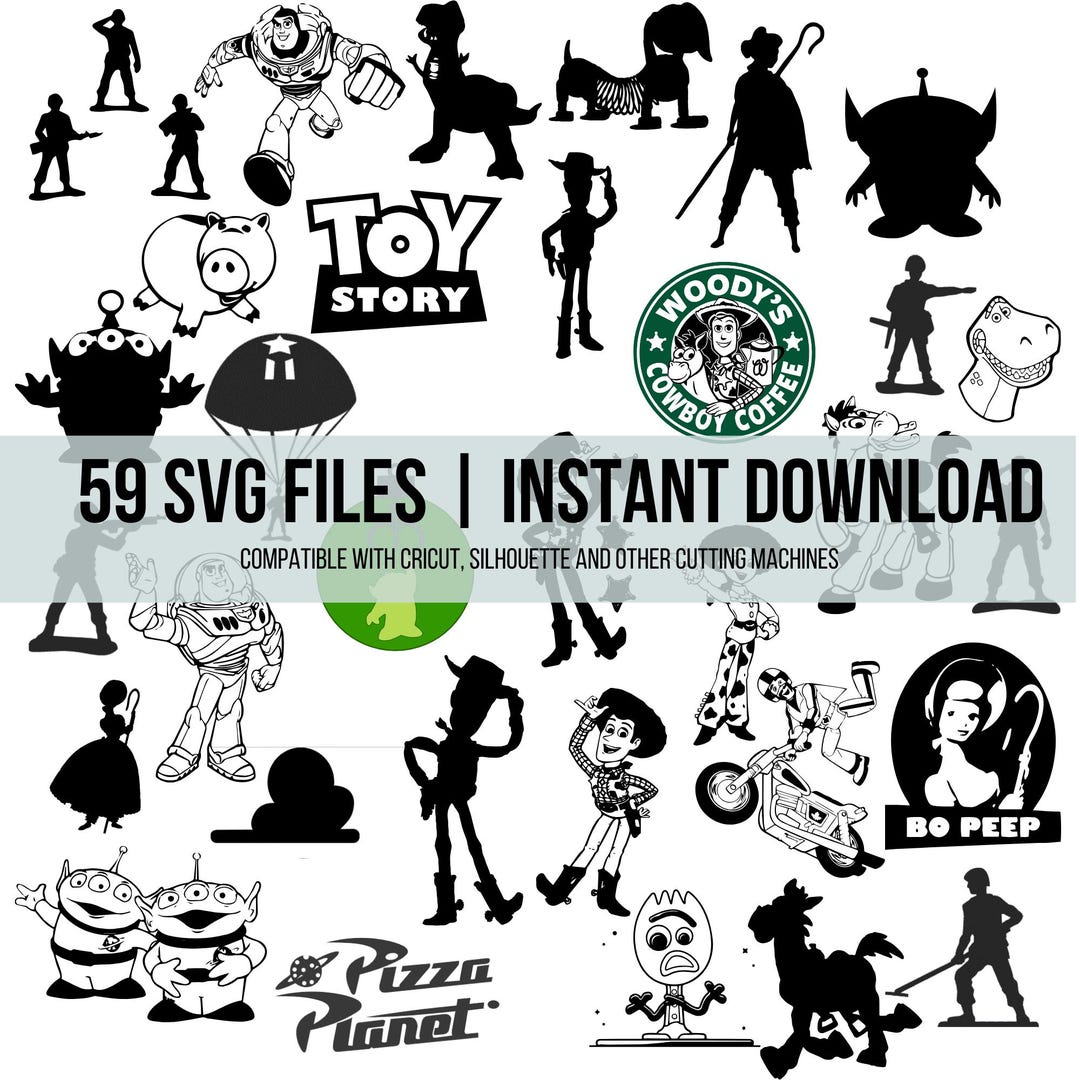 Toys - 59 SVG Digital Files - Instant Download - Etsy