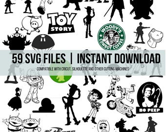 Toys - 59 SVG Digital Files - Instant Download