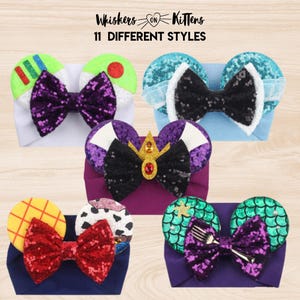 Baby & Toddler Character Mouse Ears Headband | Soft Stretch Fit | 18 Styles Available + Matching Adult Options