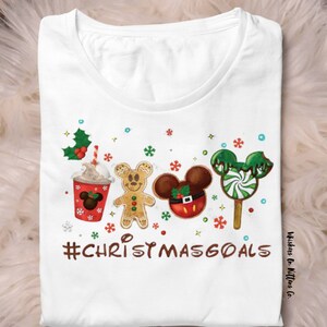 Christmas Snack Goals Disney Iron On Transfer Decal