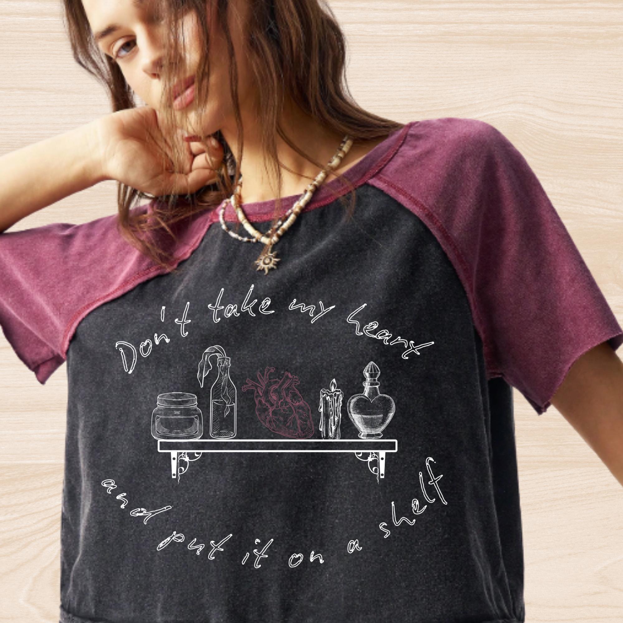 Jonas Brothers Shelf Song Lyrics Tee - Concert Tee - Punk Style Jonas Brothers Shirt