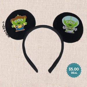 Character Mouse Ears Headband Toy Story Alien