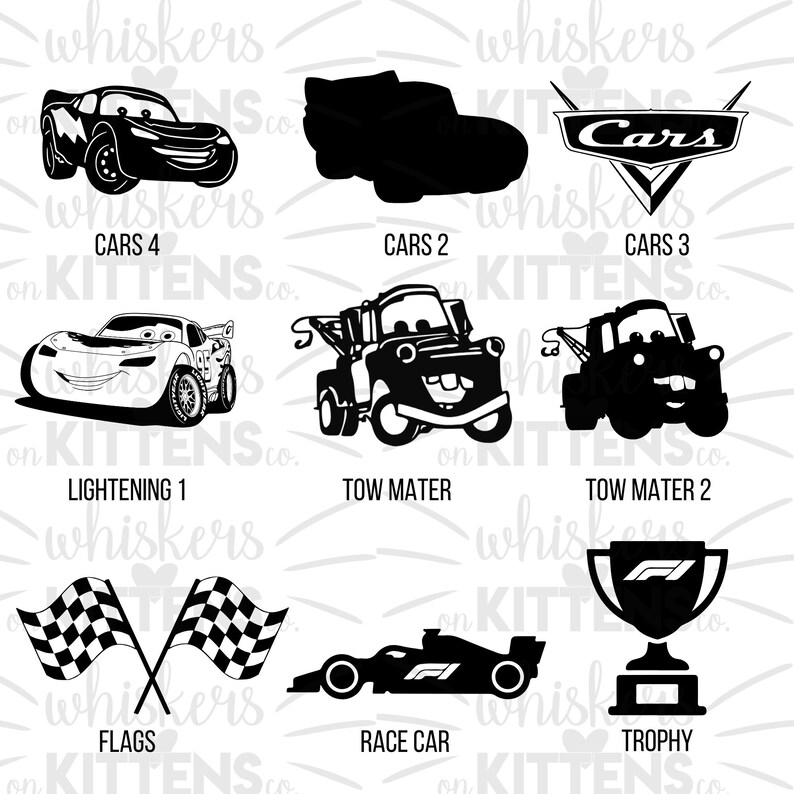 Cars SVG Digital Files - Instant Download - Etsy