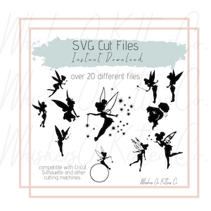 Tinkerbelle Fairy  SVG Digital Files - Instant Download