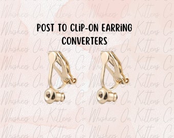 Clip-on Earing Converter Turn Posting Earrings into Clip On Earrings