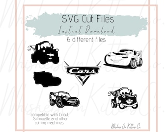 Cars SVG Digital Files - Instant Download