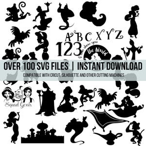Aladdin SVG Digital Files - Instant Download