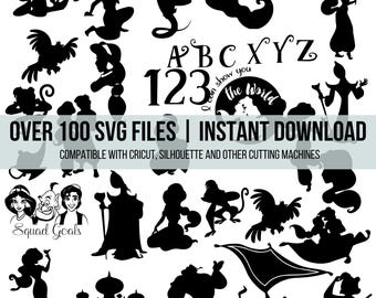 Archivos digitales SVG de Aladdin - Descarga instantánea