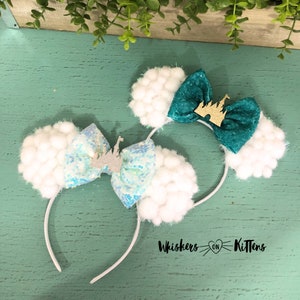 Sparkle Snowball Frozen Castle Theme Mouse Ears Headband