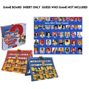 Guess Who Game Board | Disney Channel TV Show Theme | Instant Digital Download