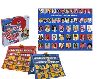 Guess Who Game Board | Disney Channel TV Show Theme | Instant Digital Download