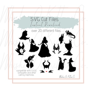 File digitali SVG della Bella Addormentata - Download istantaneo