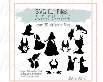 Sleeping Beauty SVG Digital Files - Instant Download