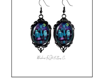 Haunted Mansion-Inspired Dangle Earrings