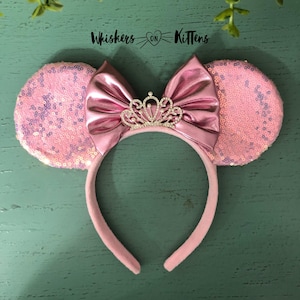 Princess Tiara Minnie Mouse Ears Headband