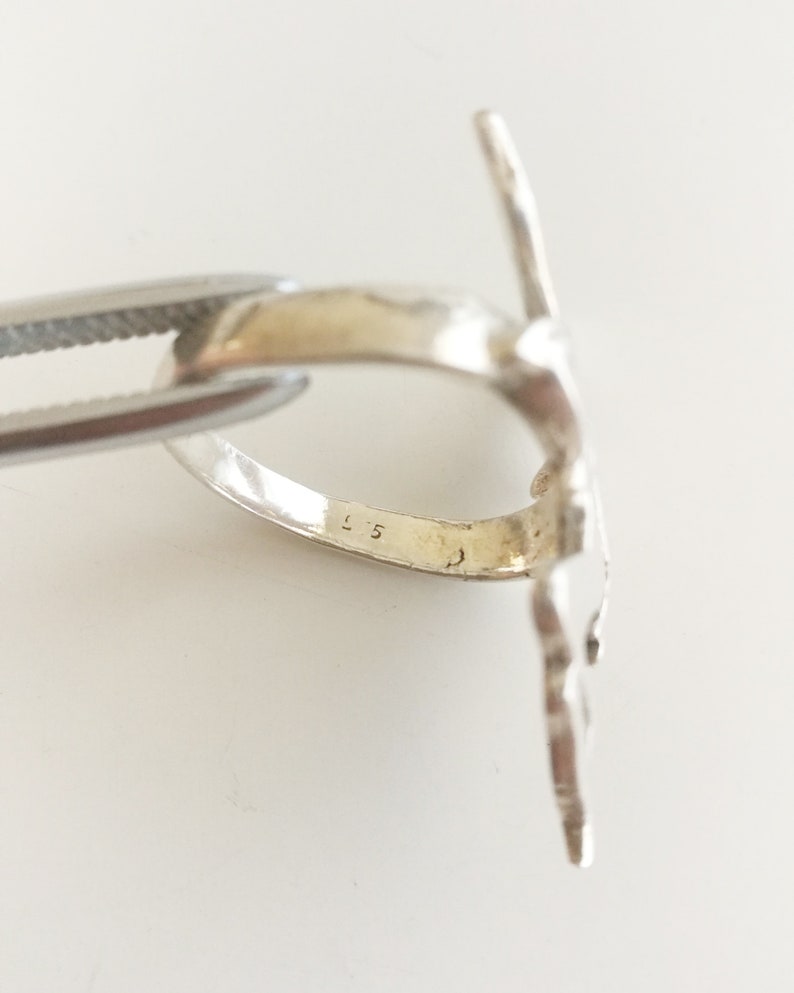 925 sterling silver fairly ring size 6.5 jewellery Vintage