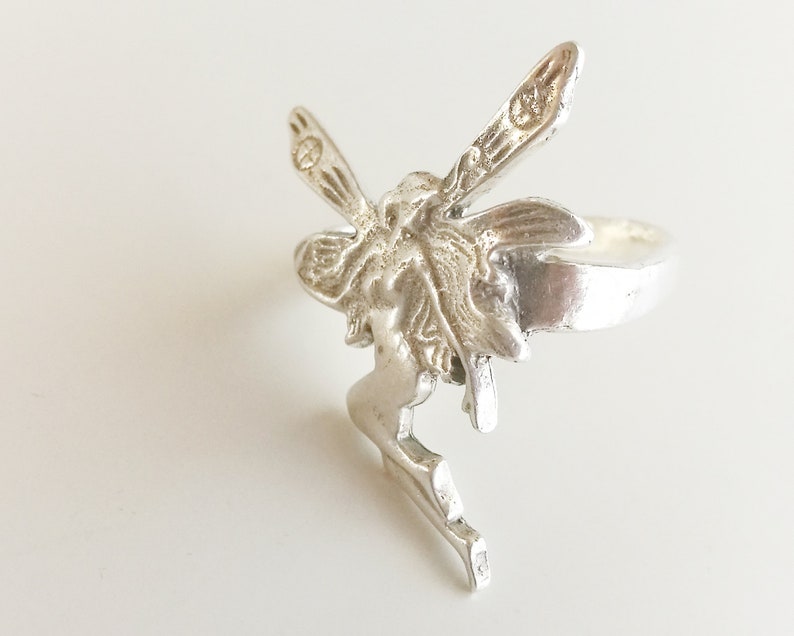 925 sterling silver fairly ring size 6.5 jewellery Vintage