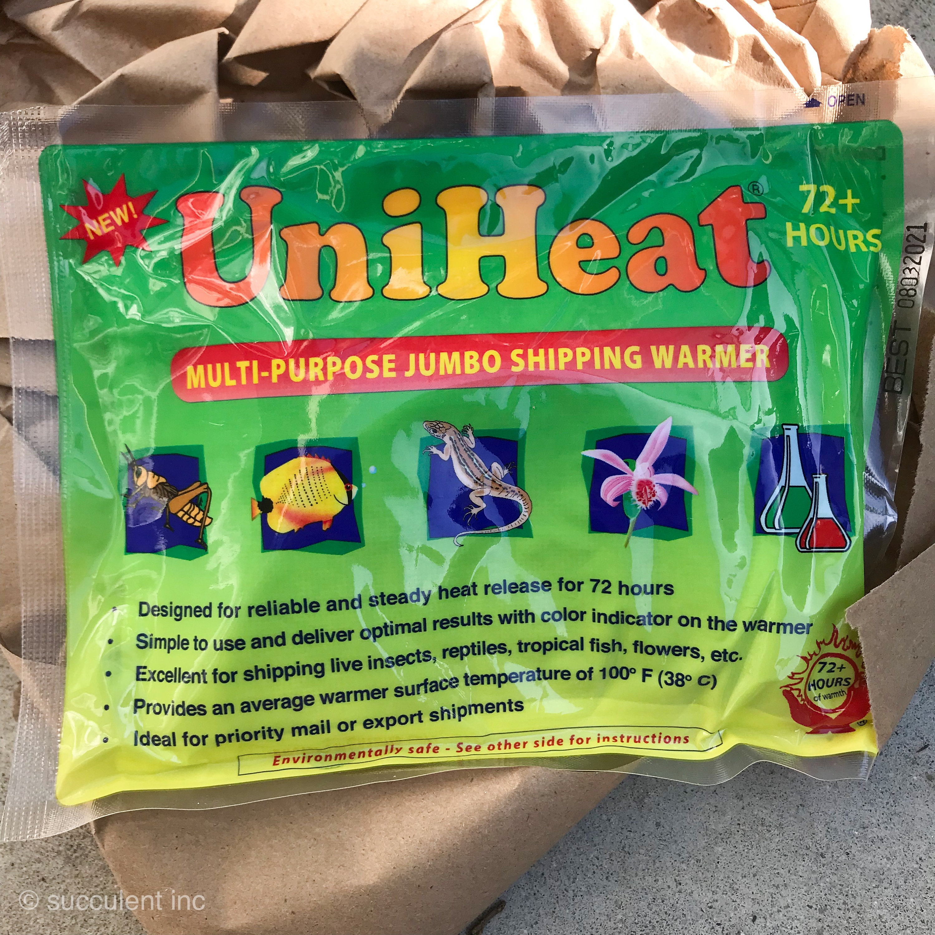 Uniheat 72+ hour heat pack (ADD-ON ITEM, don't order this unless …