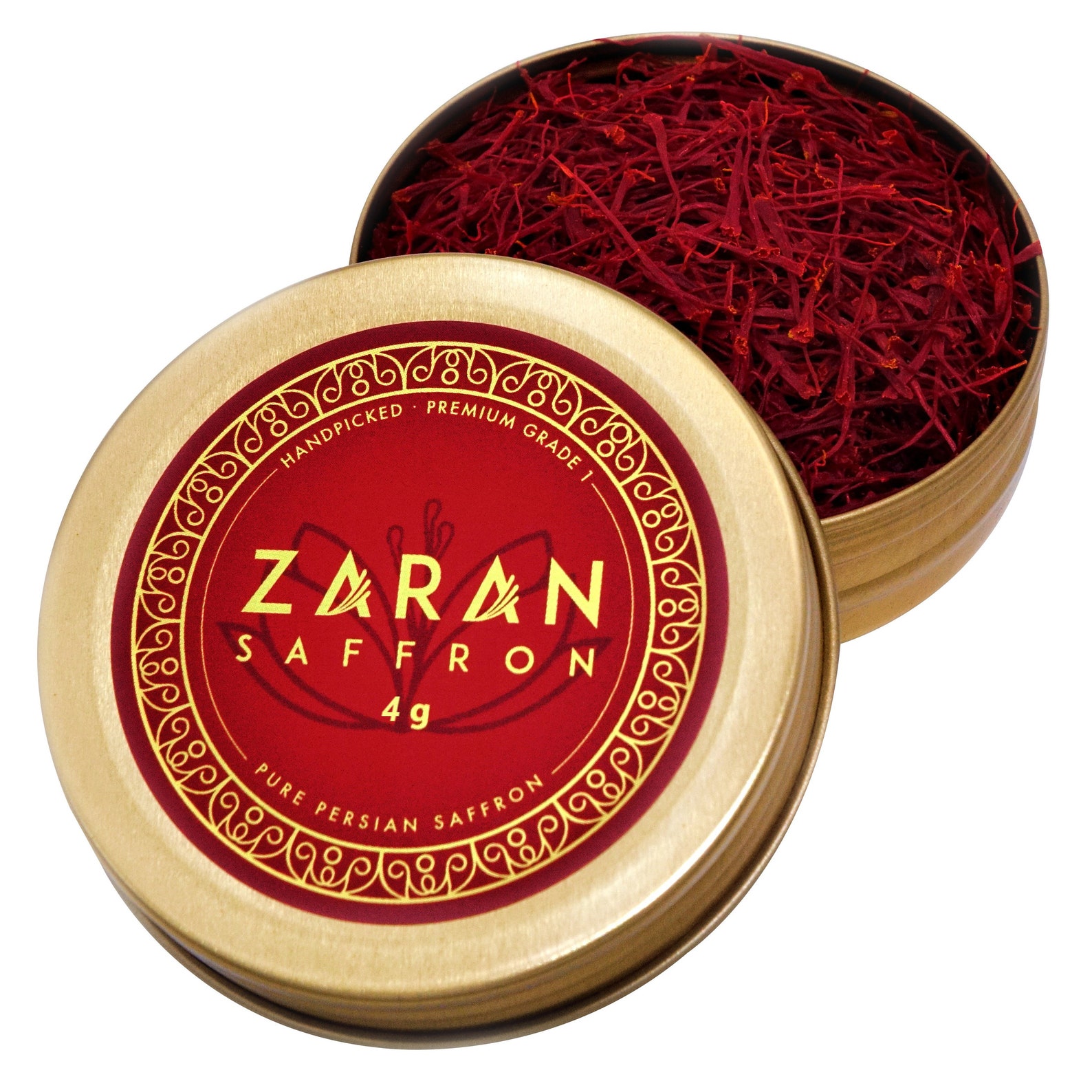 Zaran Saffron, 4 Grams Superior Saffron Threads premium Grade Allred
