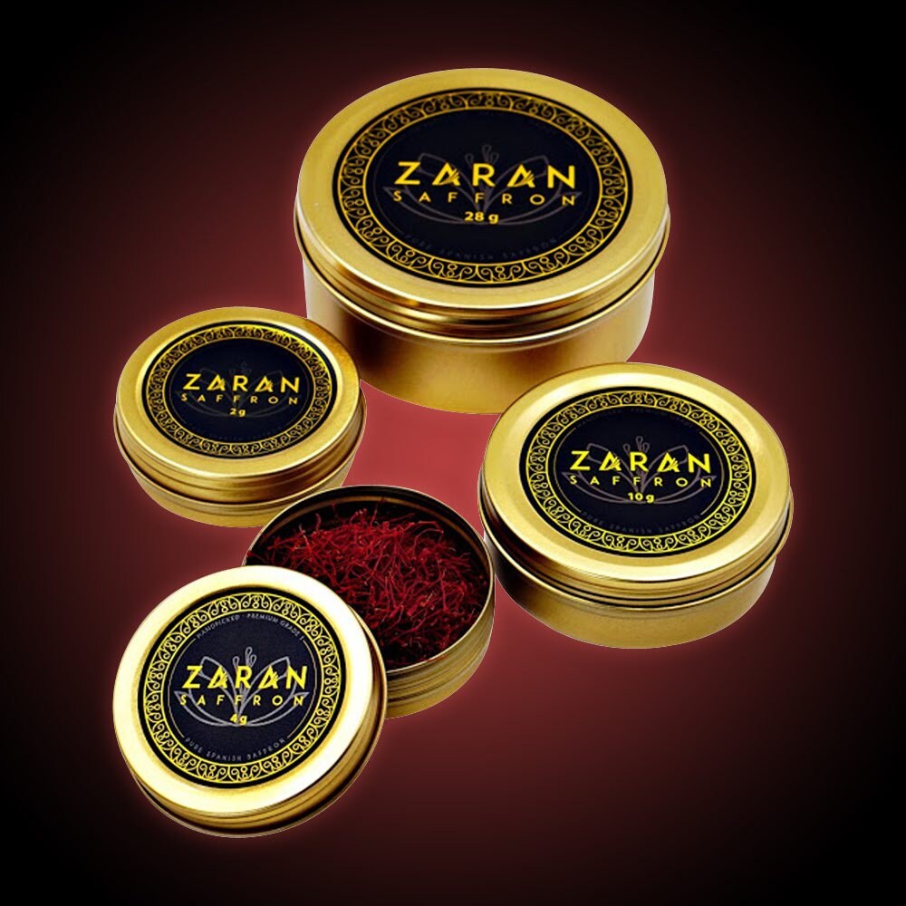 Zaran Saffron, 4 Grams Superior Spanish Saffron Threads Premium Grade