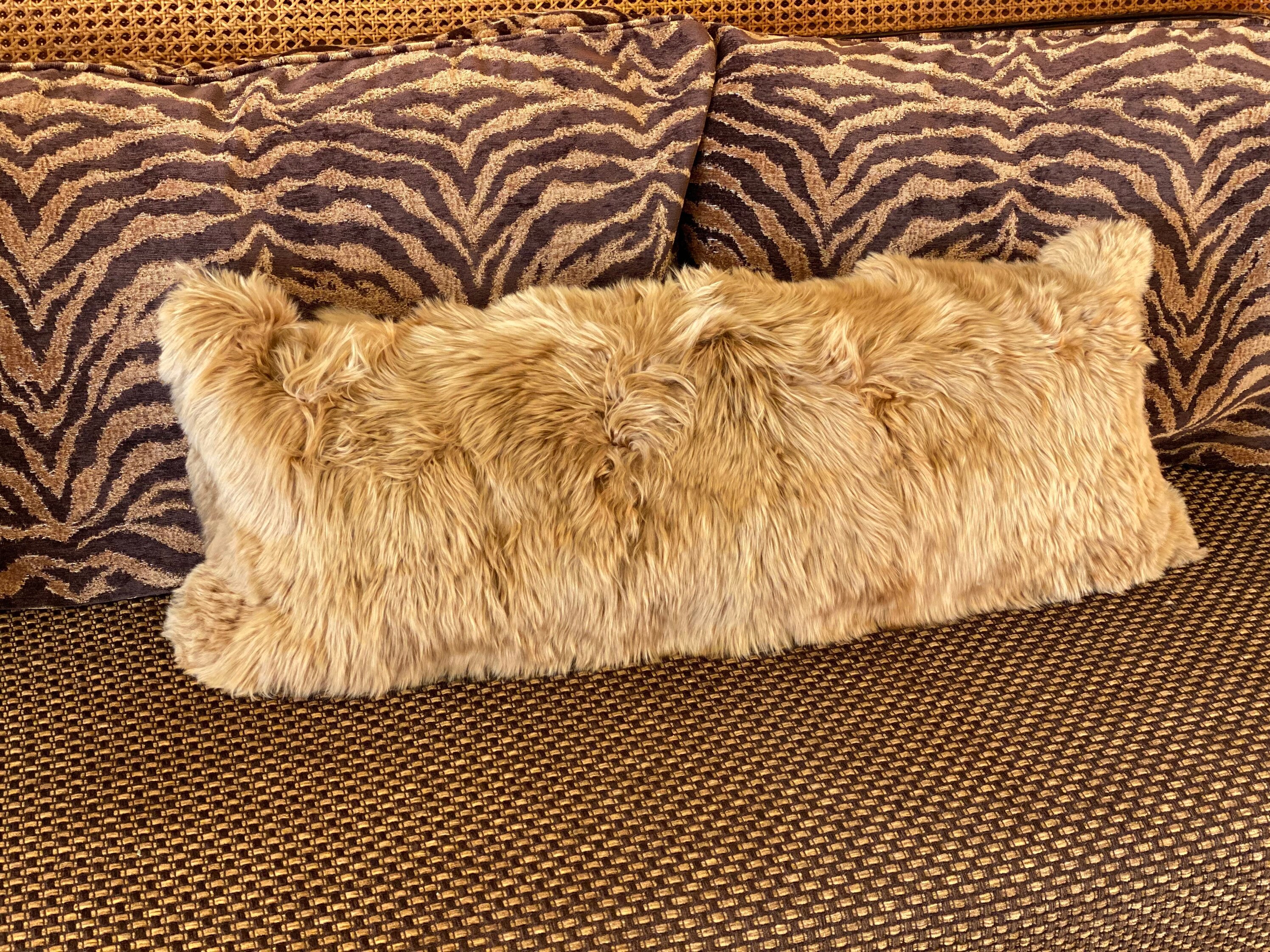 REAL Alpaca Fur Throw Pillow Ultra Soft Natural Organic Etsy