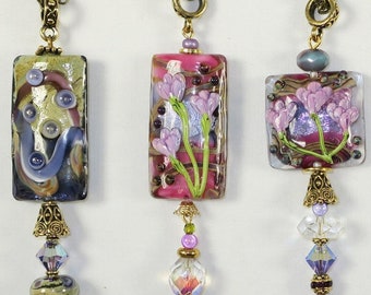 Assorted Pendants w/Lamp Worked Beads - Grp 1