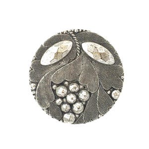 2 Antique Pewter Buttons- Bin # AR-518