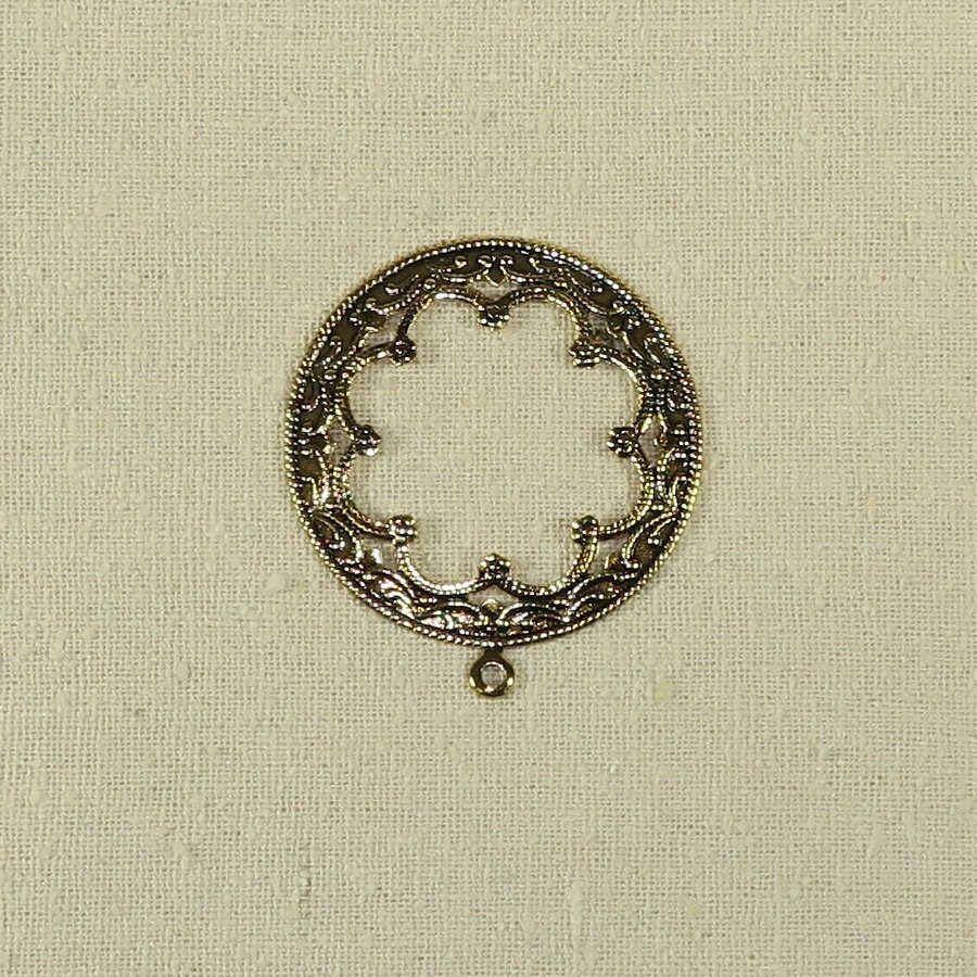Miniature, Ornate Filigree Frame - 2 for 3.25 - Bin# P-11 Antique Gold