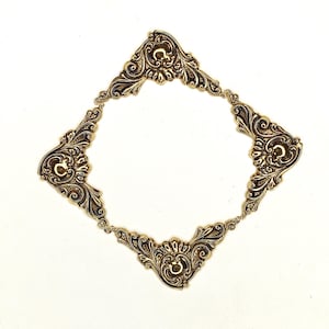 4 pcs. of Metal Corner Brackets -Bin # P-37