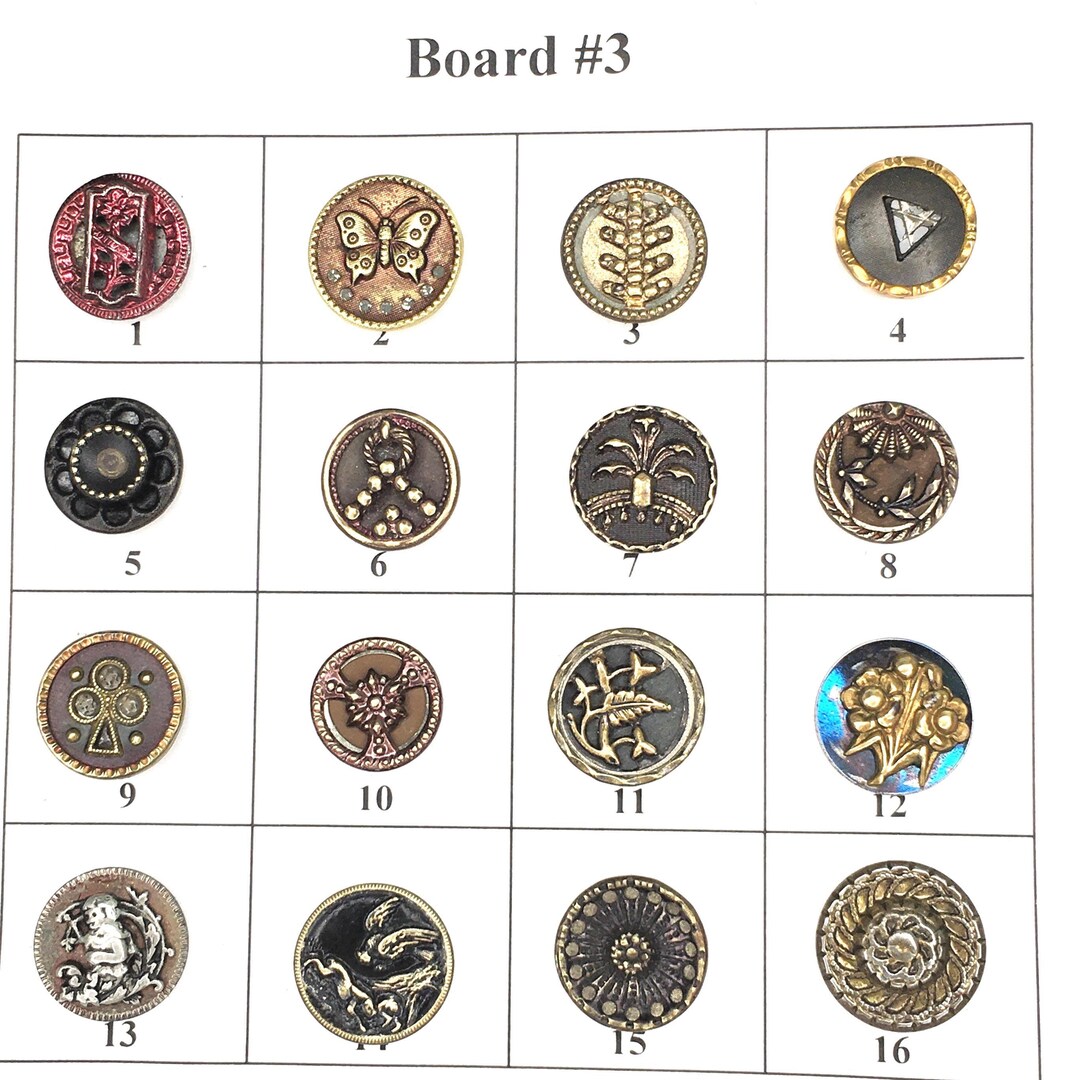 ☆ レア 時代物 時代物 襖引手装飾金具 16点 ボード一覧見本集