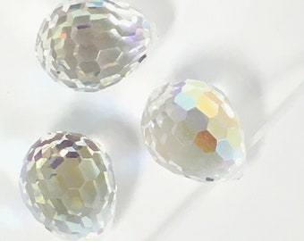Swarovski Crystal AB Teardrop Pendant (15 X 11 mm)