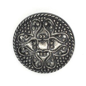 32 mm Black Glass, with Platinum Luster -LG 545