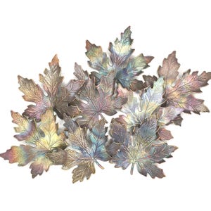 Maple Leaf Button Tack Pin - 1 pc - 55mm-Stamped Brass-1332 D