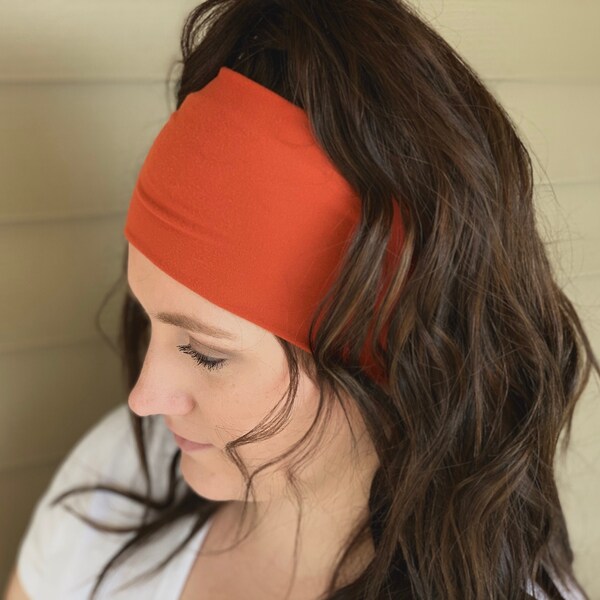 Orange Headband Etsy