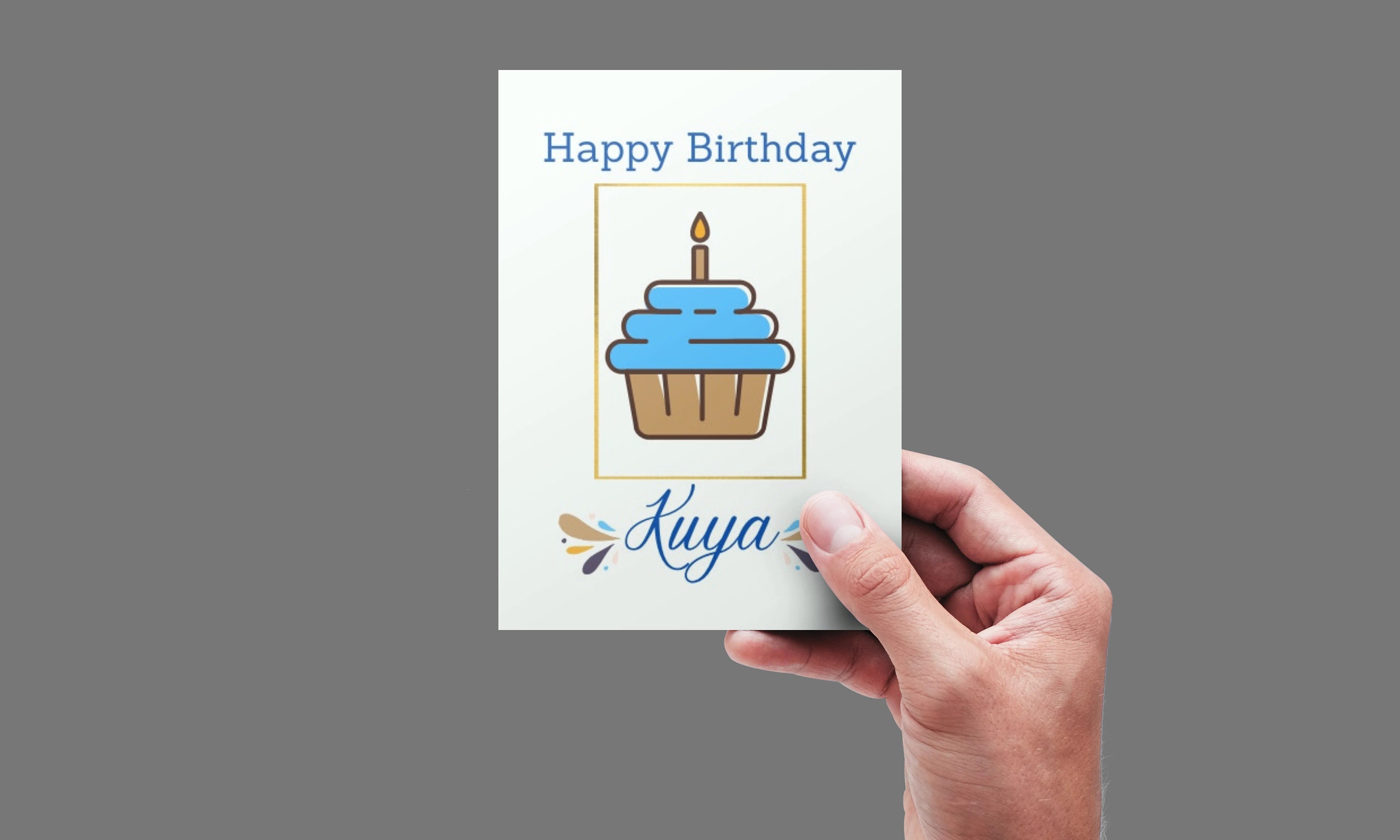 Happy Birthday Kuya Card Big Brother Digital Printable Card | Etsy