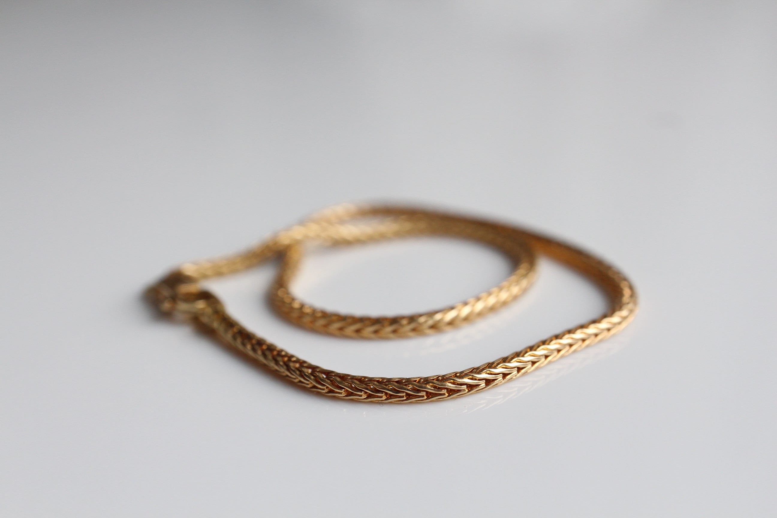 Buy 18k Yellow Gold Bangle Bracelet 18cm Online at SO ICY JEWELRY
