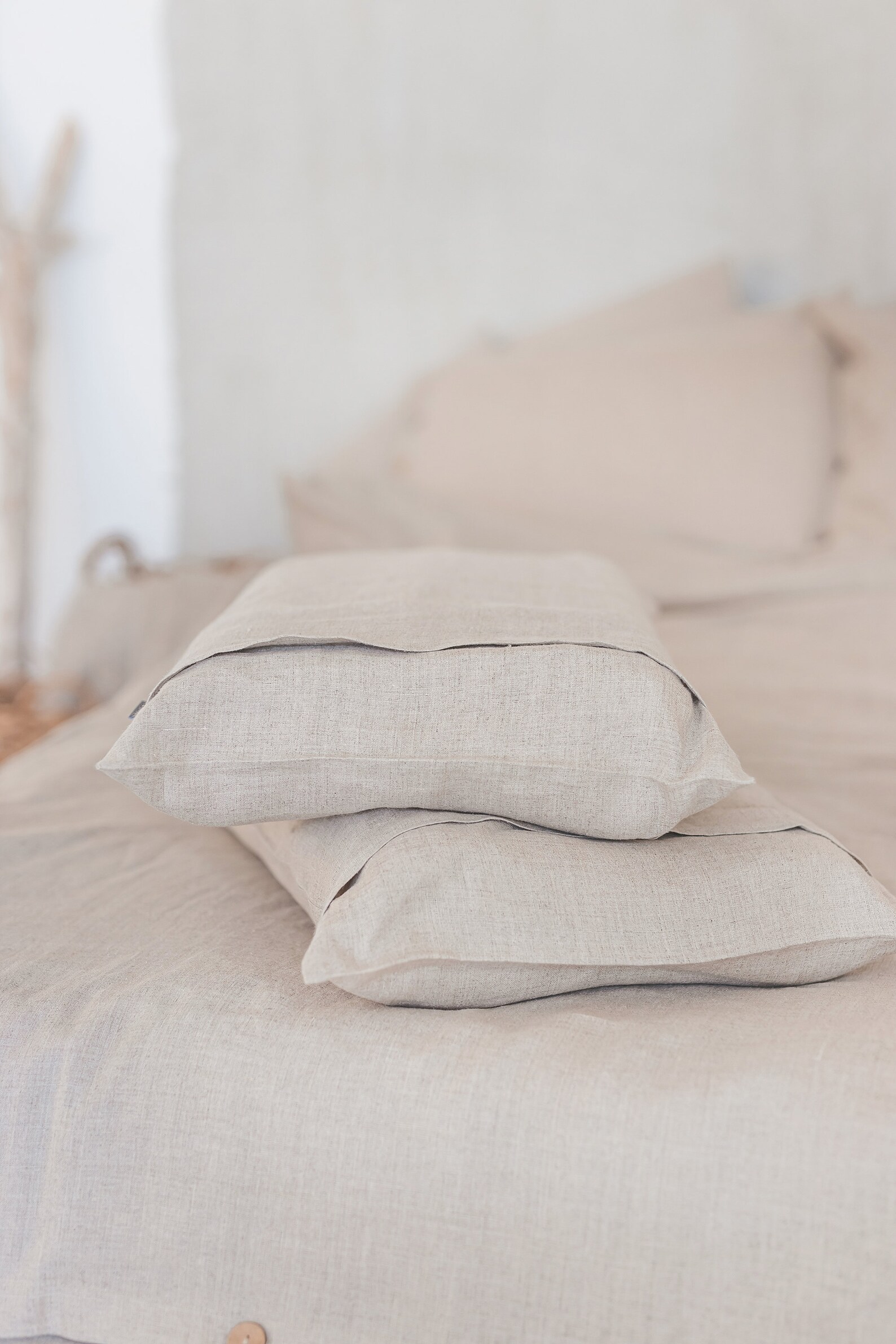 Hemp Pillowcase With Envelope Closure, Hemp Cover, Hemp Bedding, OEKO
