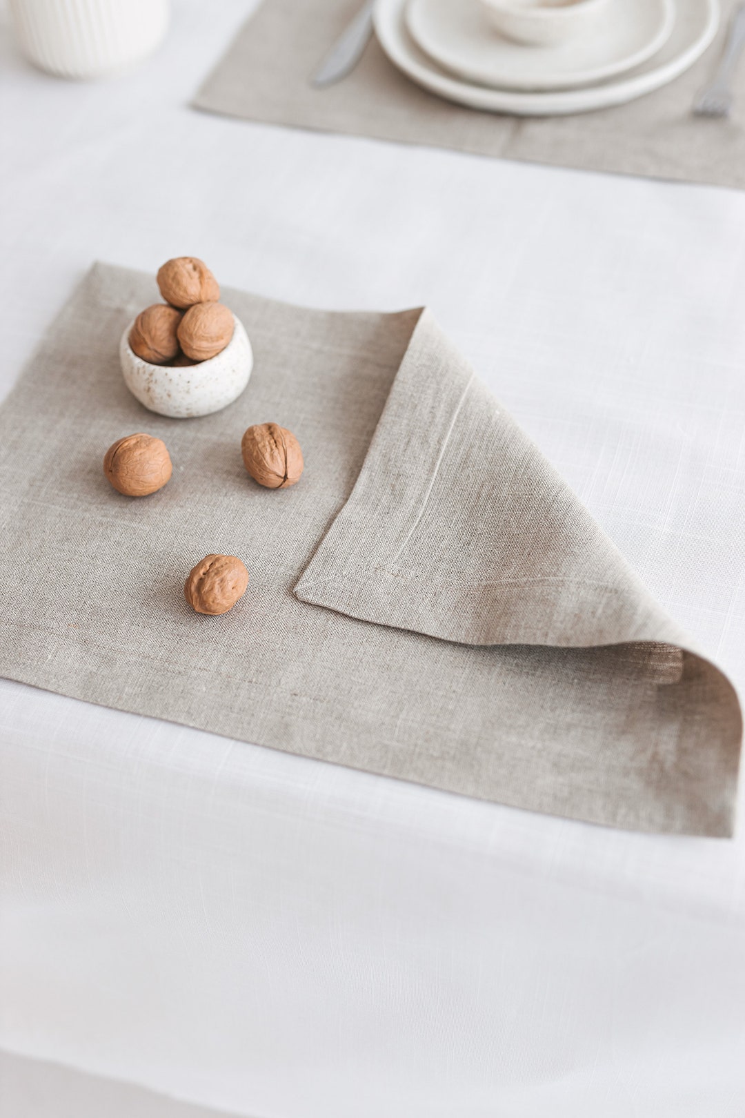 Hemp Table Placemats Hemp Textile OEKOTEX Textile Table Etsy