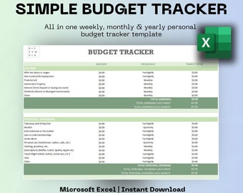 Simple Personal Budget Tracker