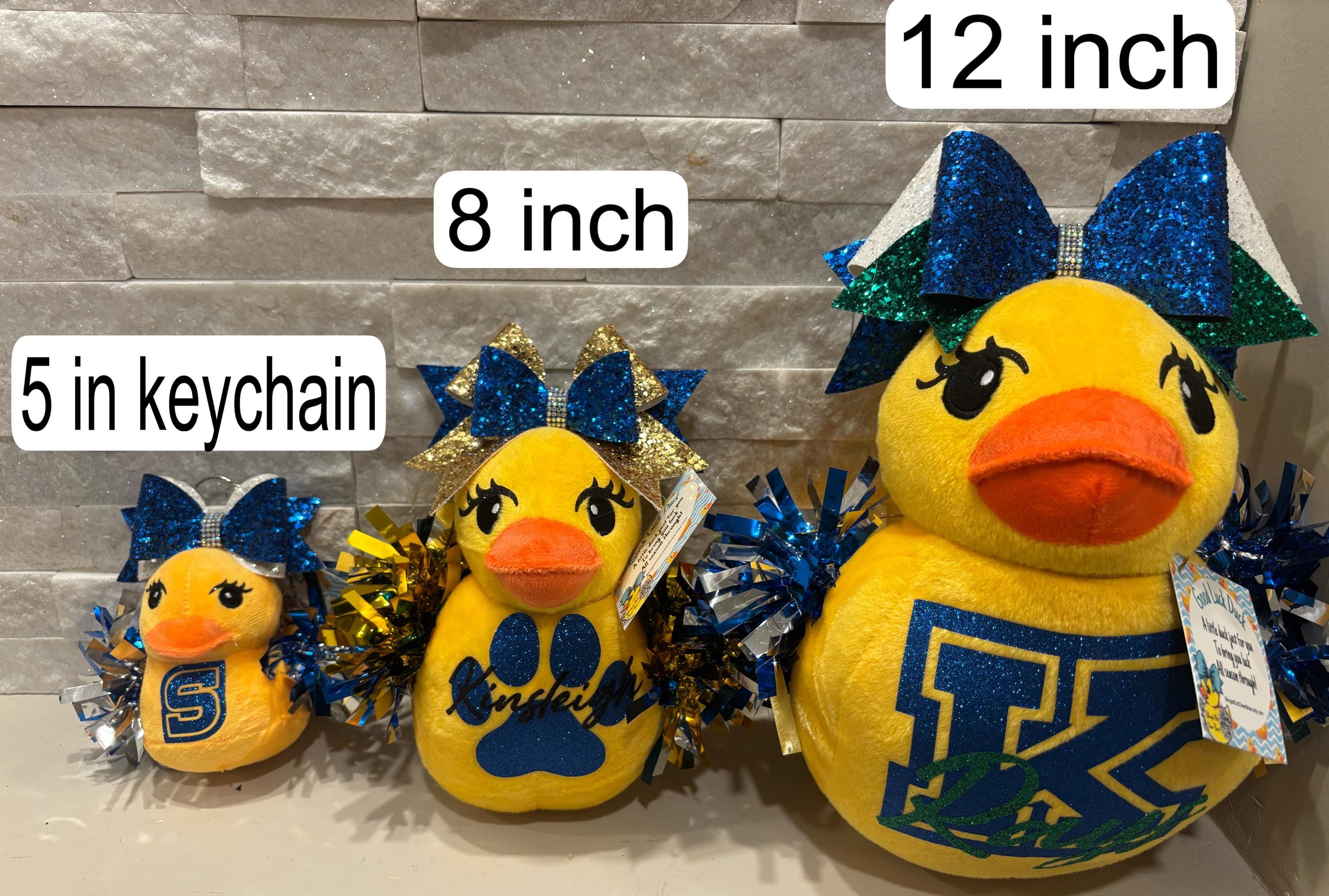 New!!! Larger 12 Inch Personalized Plush Cheer Duck – Good Luck Cheer ...