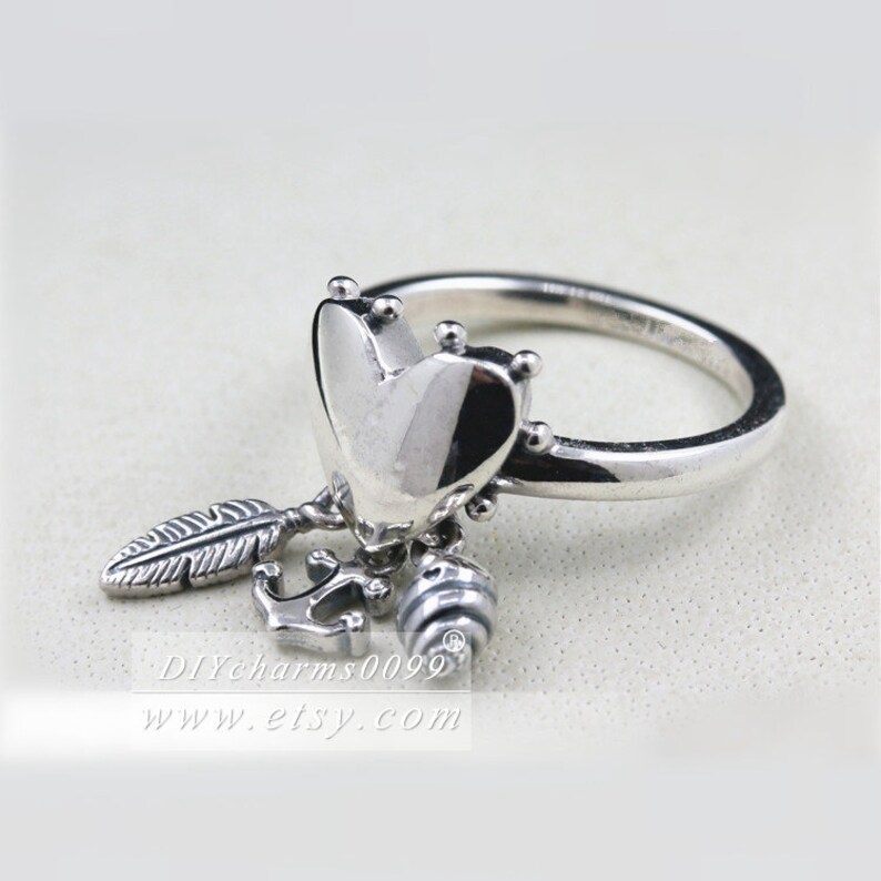925 Sterling Silver Spiritual Symbols Rings Woman Jewelry Size 50,52,54,56,58MM