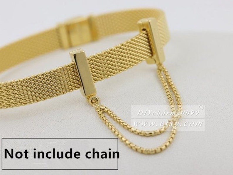 Shine Reflexions Floating Chains Charm in 18K gold-plated Sterling Silver ONLY Compatible Reflexions Bracelet