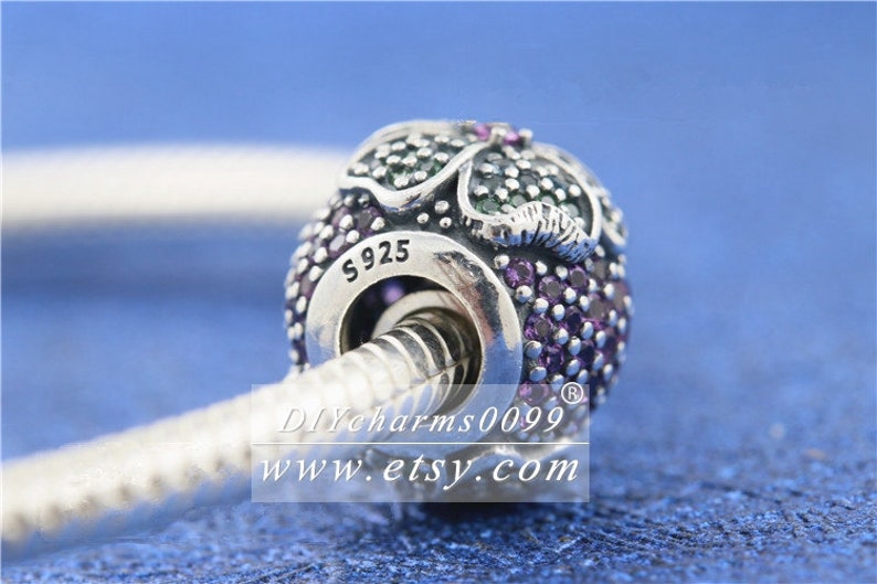 2018 Spring Release Sterling Silver Glorious Bloom Charm With Colorful CZ Charm Bead Fits All European DIY Bracelets Necklaces