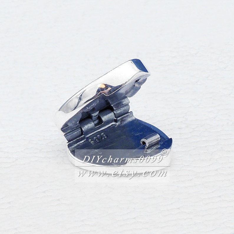 100/% Real Sterling Silver Reflexions Heart Clip Charm ONLY Compatible Reflexions Bracelet