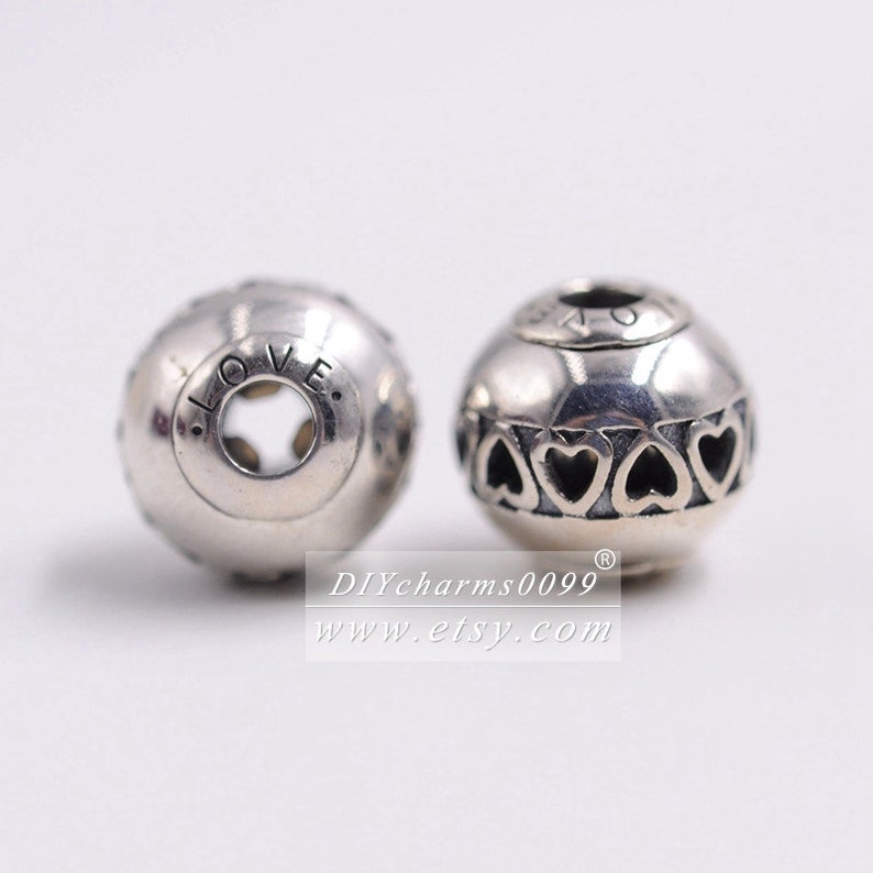 2016 Spring Release Essence Collection Sterling Silver LOVE Charm Small Hole Charm ONLY Compatible Essence Bracelet