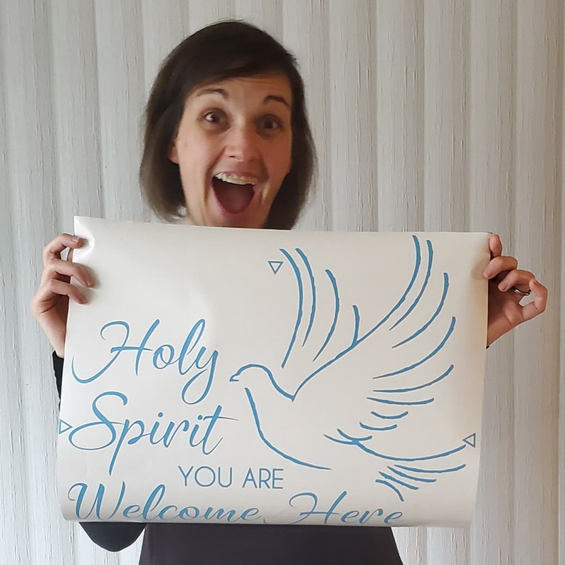 Holy Spirit You Are Here Vinyl Lyric Wall Decal for Etsy