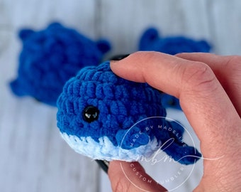 Crochet mini whale