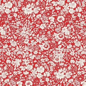 Liberty Flower Show Midsummer Collection Quilting Tecido Emily Silhouette F 100% Algodão Variações de cores disponíveis Fat Quarters